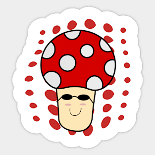 Mushroom head Sticker